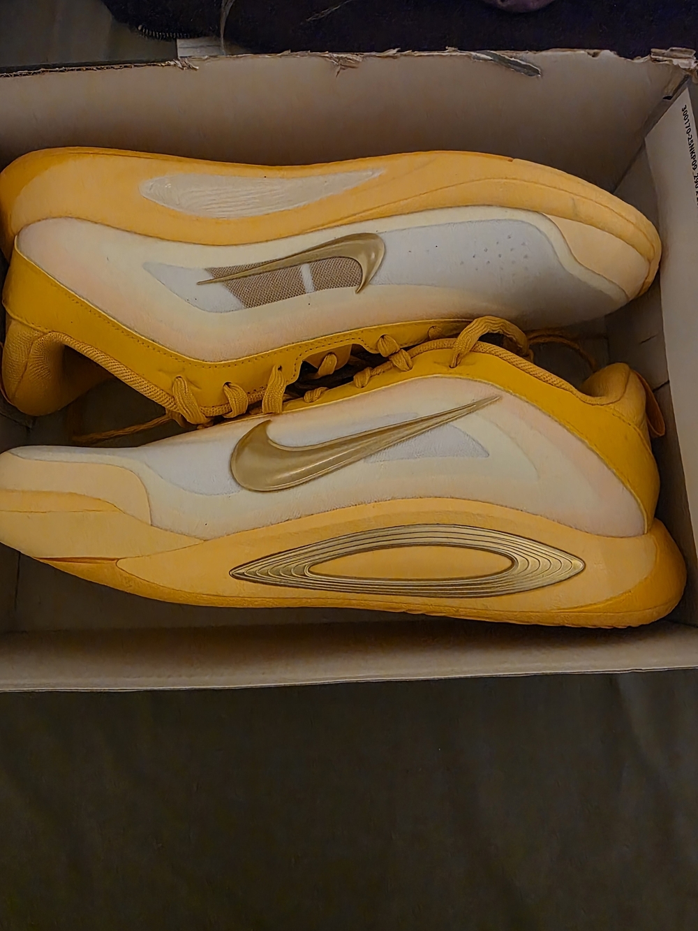 Nike Men’s Yellow/Gold Low-Top Athletic Sneakers Nike A'One "Sunshine" Men